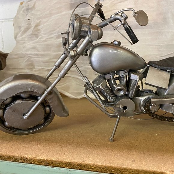 Scrap Metal Motorcycle - Large - Picture 1 of 3